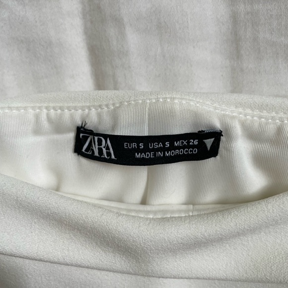 Zara white draped corset top - Picture 2 of 4